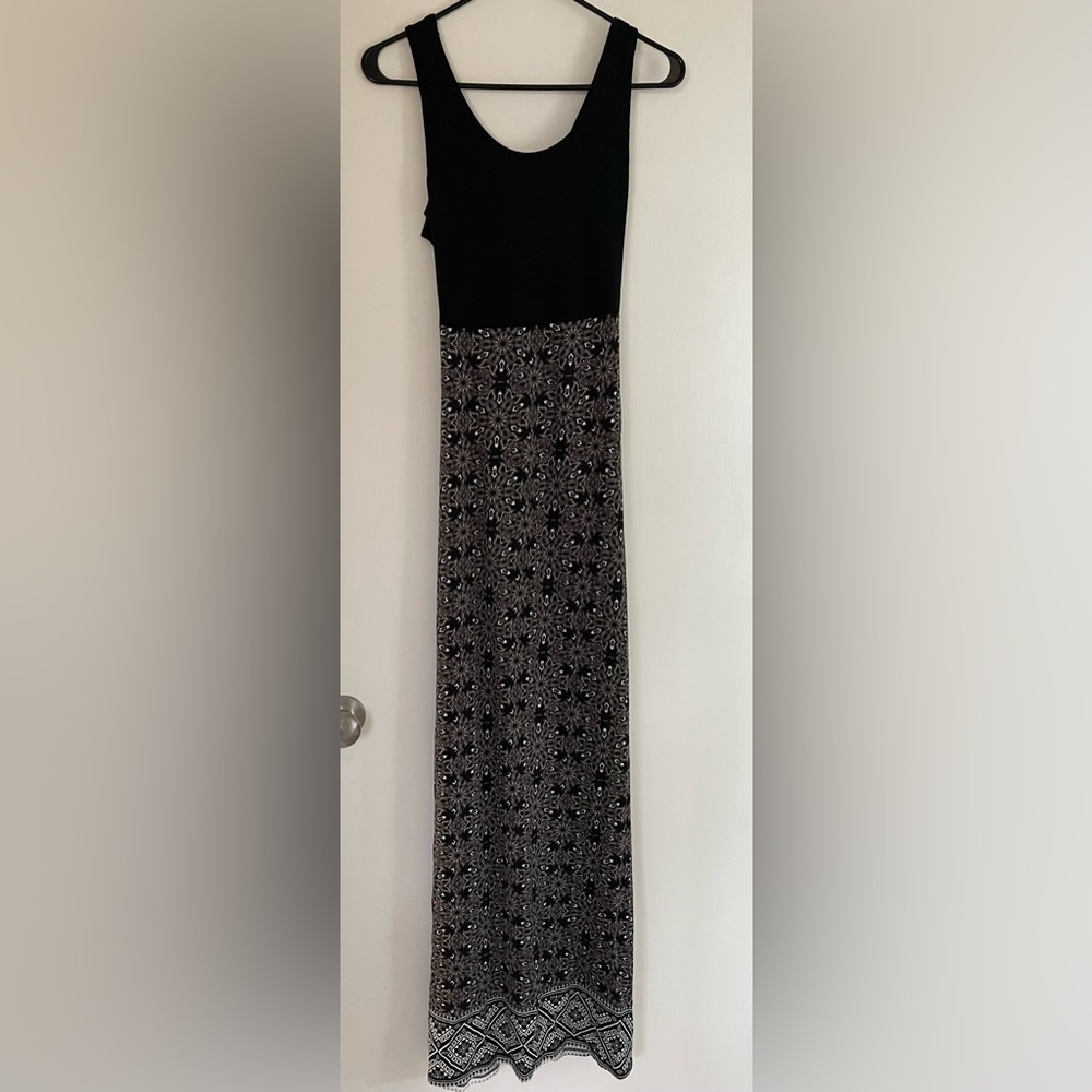 Market & Spruce Knit Open Back Maxi Dress